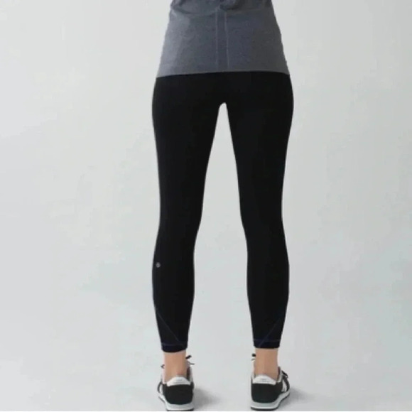 Lululemon Inspire Tights II Full-On Luxtreme (mesh) Floral Sport Sz 8 - Picture 7 of 10